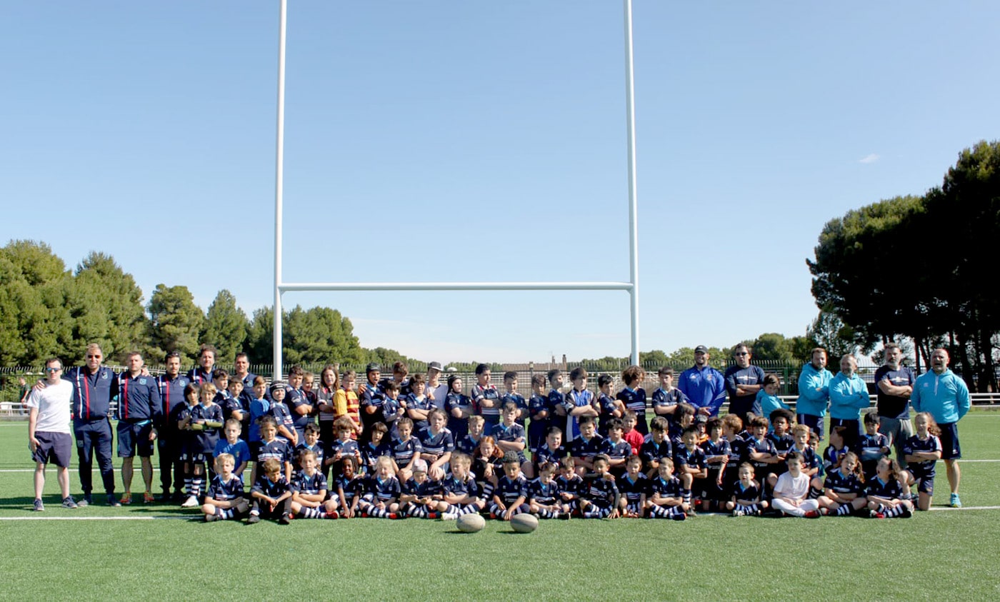 Escuela de rugby en Zaragoza. Fénix Club de Rugby 2018/2019. Niños y niñas que quieren jugar a rugby de los 5 a los 11 años.
