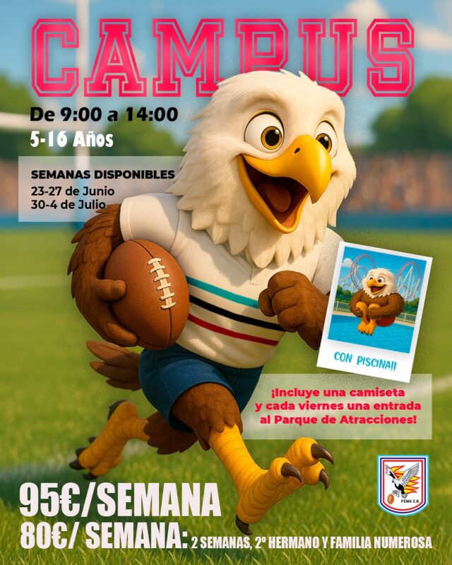 ☀️🏉 CAMPUS DE RUGBY DE VERANO ☀️🦅
