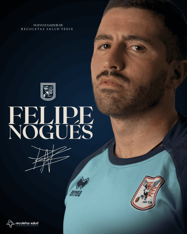 FELIPE NOGUÉS YA ES NUEVO JUGADOR DE RECOLETAS SALUD FÉNIX