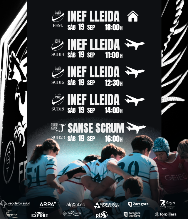 Primera Agenda del Fin de Semana de la Temporada 26/27